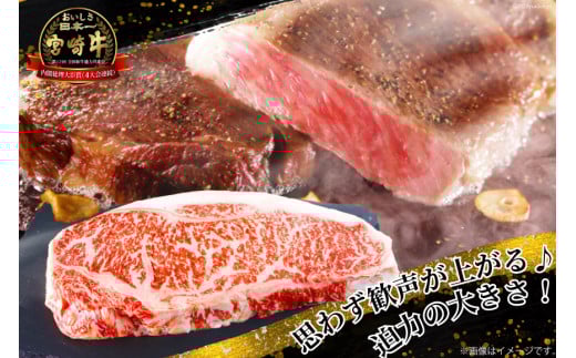 牛肉 宮崎牛 A4 A5 等級 ロース ワンポンド ステーキ 約454g (WF-130) [日本ハムマーケティング 宮崎県 日向市 452060960] 冷凍 1ポンド 牛 肉 国産 450g 牛 肉 宮崎