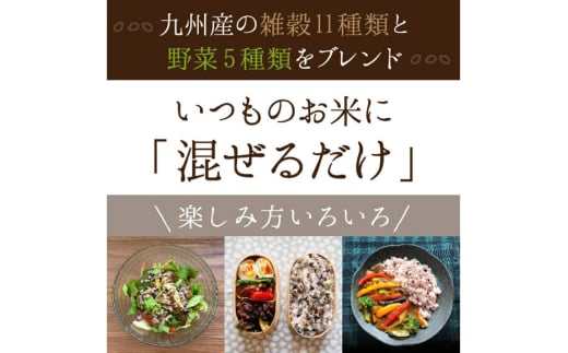 雑穀米 国産 混ぜるだけ 九州満菜 雑穀 250g 1 パック 約20合分 [オキス 宮崎県 日向市 452061133] 黒米 玄米 もち麦 押し麦 野菜 おにぎり お弁当 米 こめ