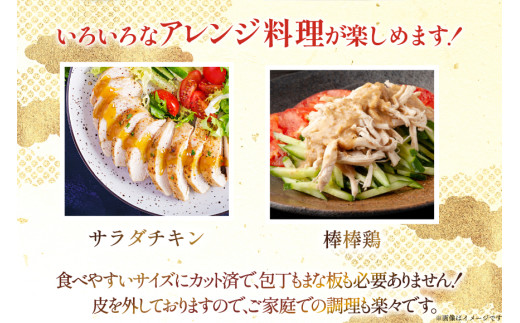 鶏肉 むね肉 宮崎県産 若鶏 皮なし むね切身 300g 10p 計 3kg セット [TRINITY 宮崎県 日向市 452061349] 小分け むね 宮崎 胸 真空パック