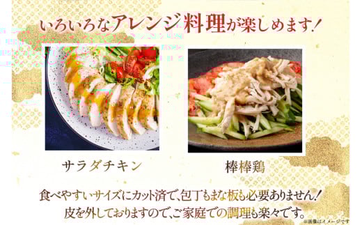 鶏肉 むね肉 宮崎県産 若鶏 皮なし むね切身 300g 4p 計 1.2kg セット [TRINITY 宮崎県 日向市 452061350] 小分け むね 宮崎 胸 真空パック ムネ肉 胸 冷凍 肉