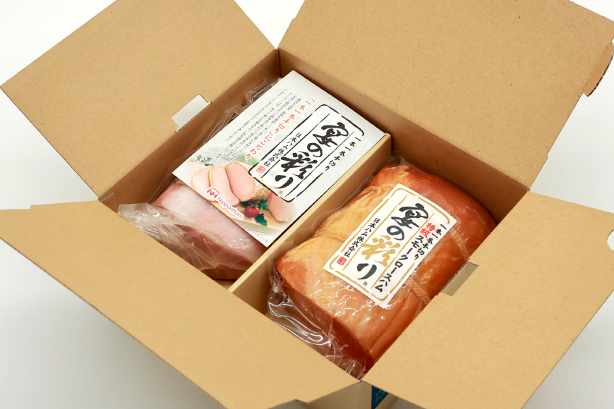 ハム 宴の彩り 2種 詰め合わせ 食べ比べ 計1.22kg [日本ハム