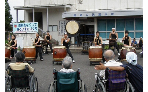 体験 和太鼓 演奏・体験 15分 [オリジナルTシャツ 宮崎県 日向市 452060759] 体験チケット 演奏 体験型