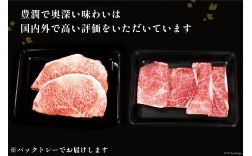 牛肉 宮崎牛 ロースステーキ 500g & モモステーキ 400g 計900g [ミヤチク 宮崎県 日向市 452061586] 肉 ステーキ ロース モモ 赤身 冷凍