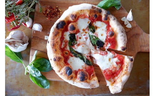 ミシュランピッツァ職人の本格ナポリピザ おすすめ３枚 春セット《冷凍・手作り・窯焼き》 [H+Kitchen&Bakery 宮崎県 日向市 452060808] ピザ ピッツァ マルゲリータ