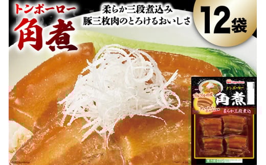 角煮 トンポーロー 115g×12袋 [日本ハムマーケティング 宮崎県 日向市 452061287] 小分け 個包装 レトルト とろとろ おつまみ 惣菜 簡単 手軽