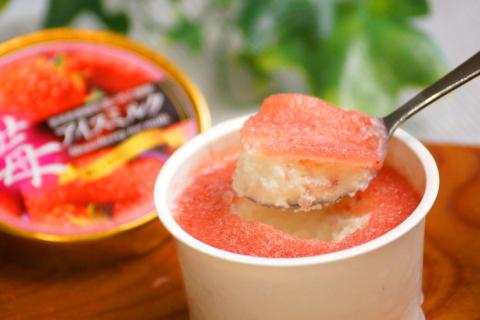 AQ-A3 串間市産いちご使用！いちごアイス詰合せ（9個）【たまたまクラブ】