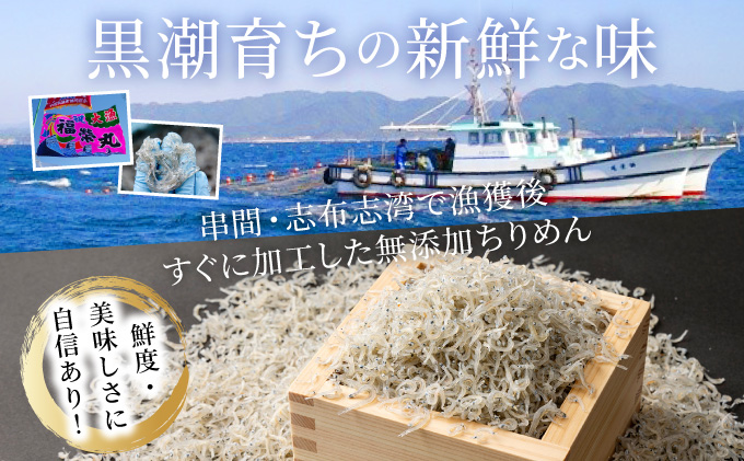 KU093 漁師のとれたてちりめん 計510g(170g×3袋)【株式会社猪塚水産】【KU093】