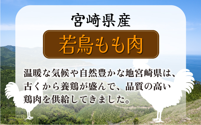 KU365 便利な小分け10袋！宮崎県産若鶏もも肉 計3kg（300g×10袋）【スーパーほりぐち】
