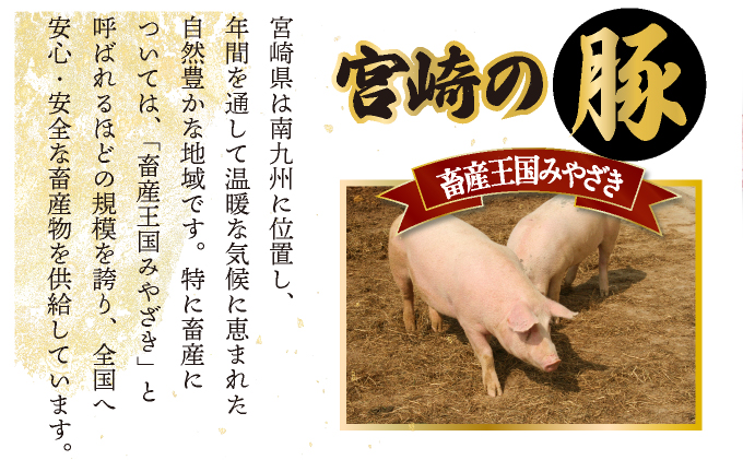 MCBKM32 宮崎県産豚　小間切れ（合計3.2kg）