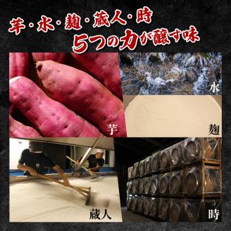 KU408 串間市の蔵元がお届けする本格芋焼酎2種類が楽しめる5本セット(ひむか寿　赤芋仕込み900ml(20度)×2本　ひむか黄金(芋)900ml(20度)×3本)【寿海酒造】