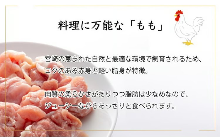 【期間限定】＜2026年3月発送＞宮崎県産鶏もも肉340g×20パック　合計6.8kg KU489-68-2603