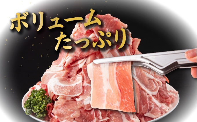 MCBKM32 宮崎県産豚　小間切れ（合計3.2kg）