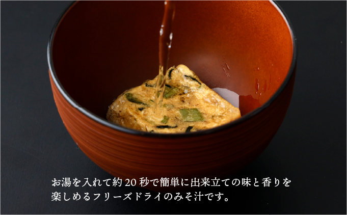 V-A2 創業昭和元年の串間の味をお手軽に！松尾の即席みそ汁25食セット【株式会社　松尾醸造場】