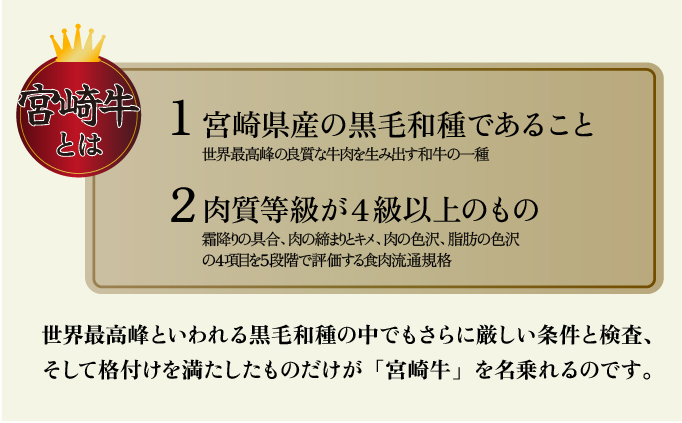 Y-A7 《冷蔵・真空包装》A4等級以上！とろける旨み！宮崎牛切り落とし（300g×2P・計600g）【スーパーほりぐち】