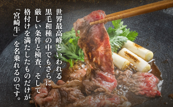 KU207  ＜冷凍＞A4等級以上！宮崎牛切り落とし(250g×2P・計500g)とろける旨み！【スーパーほりぐち】