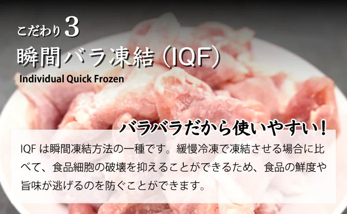 KU230-06-2508 ＜2025年8月発送・数量限定＞ 小分け＆バラバラ！宮崎県産鶏ももカット 合計6.0kg (250g×24袋)
