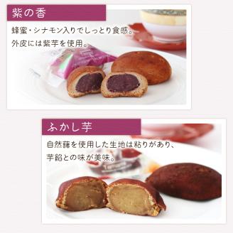 B-A3 串間の人気お芋スイーツ！串間のおいしい～ズセット(4種・合計20個)【玉味製菓】