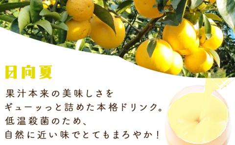 KU122 あふれる果実感！マンゴー・日向夏ドリンク２本セット(各720ml)【宮崎果汁】