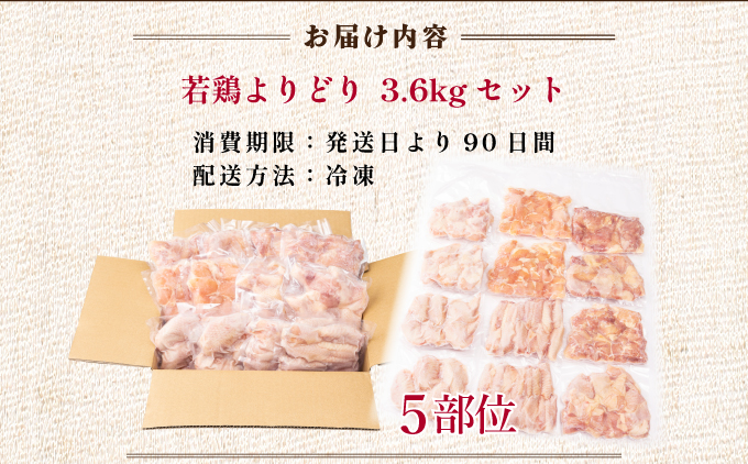 TRT07 若鶏よりどり 3.6kgセット