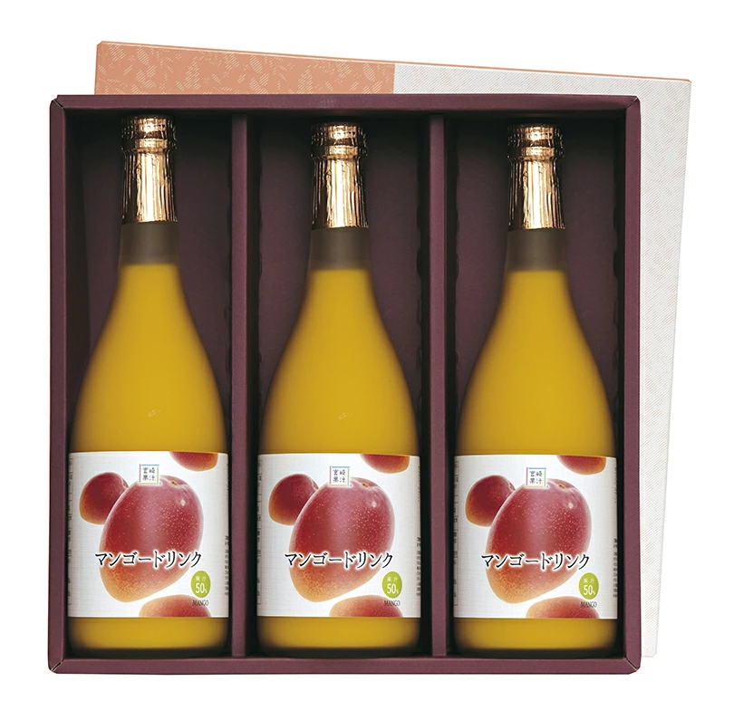 G-B2 驚きの果実感！マンゴードリンクセット（720ml×3本）トロっとした口当たりが格別♪【宮崎果汁株式会社】