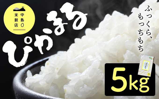 KU153_nR6 令和6年産「超早場米」ぴかまる(5kg)【中島米穀店】