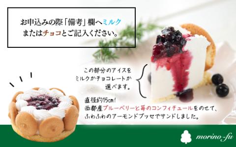 2種類から選べるアイスケーキ【もりのふうオリジナル】＜1-268＞アイス ケーキ お祝い ギフト デザート お菓子 宮崎県西都市