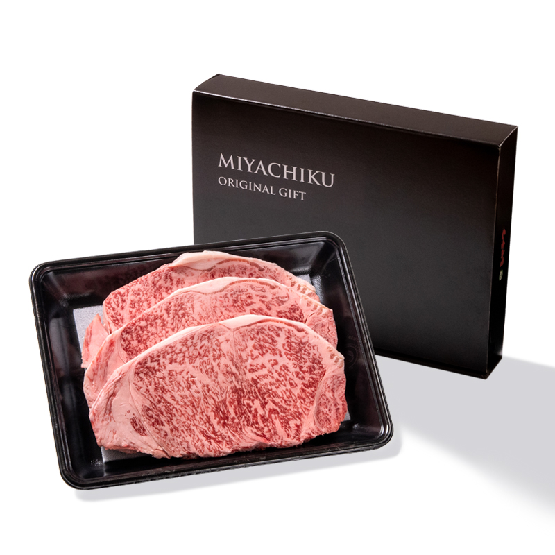 【お中元ギフト】【生産者応援】宮崎牛ロースステーキ3枚（250ｇ×3枚）　内閣総理大臣賞４連続受賞〈2.2-14〉