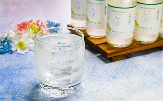 【ふるさと納税限定】PREMIUMゆずはっち　ゆずドリンク180ｍｌ×24本入り＜1.5-165＞飲料水 ジュース 柚子 柑橘 ソフトドリンク 限定 宮崎県西都市 通常お届け