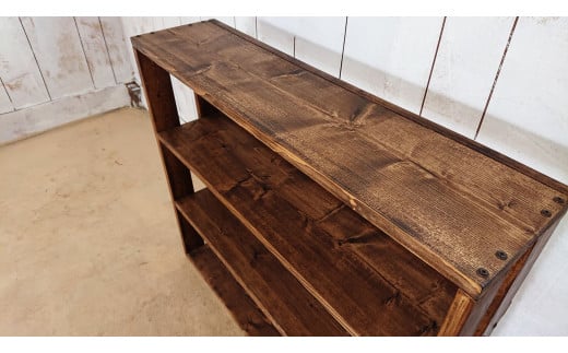 【天然無垢材】ディスプレイシェルフ　Interior G-S-S＜7.5-8＞家具 収納 収納棚 インテリア 宮崎県西都市