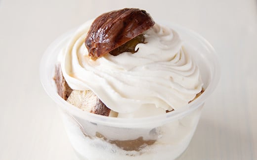 【季節限定】もりのふうオリジナル　和栗のカップアイスクリーム6個＜1-223＞★