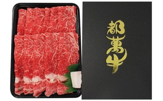 黒毛和牛『都萬牛』ローススライス600g すき焼き・しゃぶしゃぶ<2-25>牛肉 肉 ビーフ スライス肉 宮崎県西都市 30日以内の発送