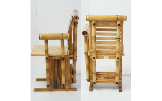 背伸ばし椅子 竹家具専門店【梅里竹芸】＜12-6＞