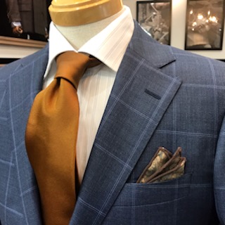 【セミハンドメードオーダースーツ】イタリア製生地『マルラーネ、レダ、ドラゴ』＜22-1＞