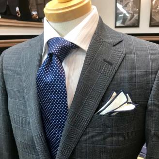 【セミハンドメイドオーダースーツ】イタリア製ブランド生地『エルメネジルド・ゼニア』＜29-2＞