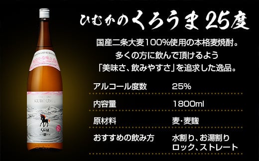 神楽酒造 蔵元限定＆定番『くろうま』飲み比べ一升瓶セット<1.6-26>酒 焼酎 アルコール 西都市