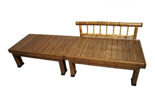 ベンチベッド 竹家具専門店【梅里竹芸】<80-1>家具 寝具 ベット テーブル 椅子 伝統工芸品 竹製品 宮崎県西都市