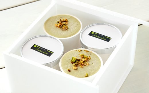 ピスタチオナッツアイス 90ｍｌ×8個【もりのふうオリジナル】＜1-270＞アイス アイスクリーム 小分け デザート おやつ 宮崎県西都市 通常お届け