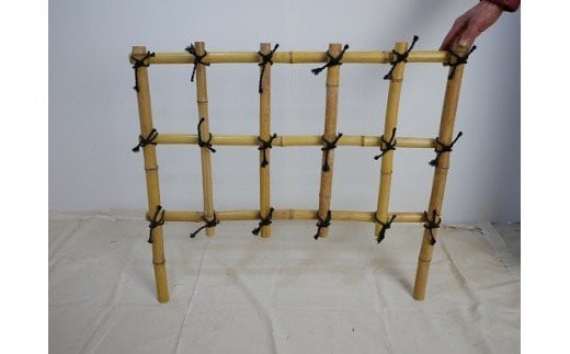 竹垣（埋め込み用）２個セット 竹家具専門店【梅里竹芸】<3-5>家具 伝統工芸品 竹製品 宮崎県西都市