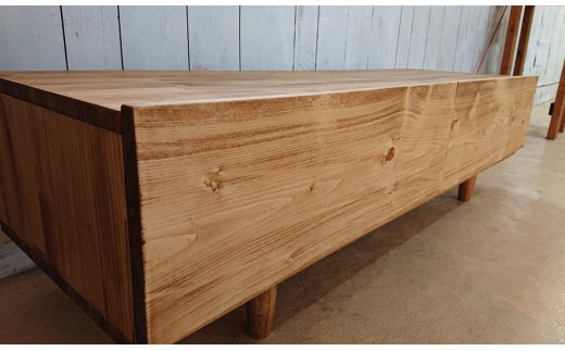 【天然無垢材】テレビボード・ローボード　Interior G-S-S＜14-9＞家具 テレビ台 机 テーブル インテリア 宮崎県西都市