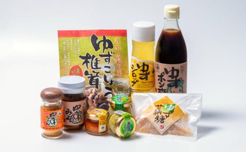 （B）「銀の柚子」製品詰め合わせ　ゆずこしょう・ゆずポン酢など【3月10日終了】<1-75>加工品 調味料 ギフト 柚子 ゆず 宮崎県西都市