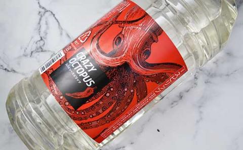 築地銀だこ×やまや蒸留所『CRAZY OCTOPUS』芋焼酎　大容量4Lペット【3月11日終了】＜1.2-35＞