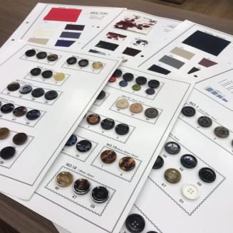 【セミハンドメードオーダースーツ】国産生地ウール100％の春夏、秋冬生地＜18-7＞