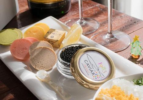 【お歳暮】宮崎キャビア 1983JAVIAR カラフルブリニセット「ジャパン キャビア」＜3.1-2＞