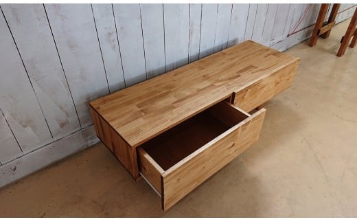 【天然無垢材】テレビボード・ローボード　Interior G-S-S＜14-9＞家具 テレビ台 机 テーブル インテリア 宮崎県西都市