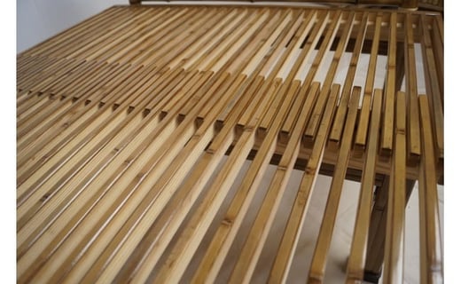 ベンチベッド 竹家具専門店【梅里竹芸】<80-1>家具 寝具 ベット テーブル 椅子 伝統工芸品 竹製品 宮崎県西都市