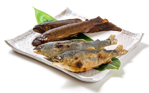 鮎の塩焼き・甘露煮ギフト ＜1.1-36＞川魚
