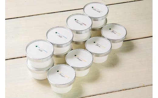 【もりのふうオリジナル】カップアイスセット12個（90ｍｌ×12個）＜1-250＞アイス 氷菓 冷菓 お菓子 デザート ギフト 宮崎県西都市 通常お届け