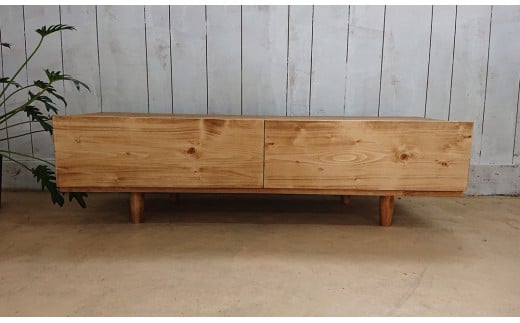 【天然無垢材】テレビボード・ローボード　Interior G-S-S＜14-9＞家具 テレビ台 机 テーブル インテリア 宮崎県西都市