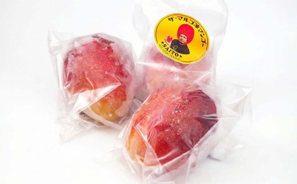 まるごと冷凍マンゴー2Lサイズ×3玉 【マンゴー専門 スターフルーツカンパニ】＜2.7-10＞宮崎県西都産 生産者直送 宮崎マンゴー 果物 甘い 冷凍フルーツ 完熟マンゴー