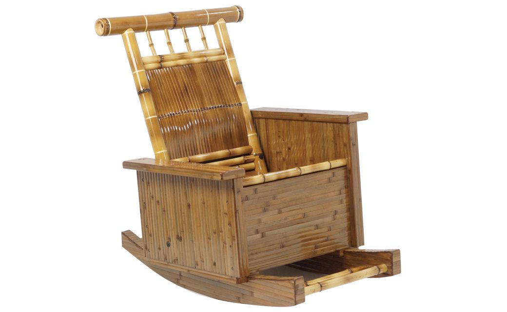 ロッキングチェア 竹家具専門店【梅里竹芸】<60-2>